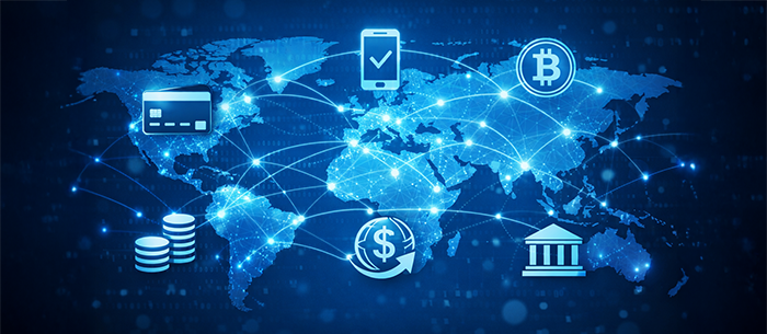 Supported payment methods including credit cards, e-wallets, bank transfer, and cryptocurrency.